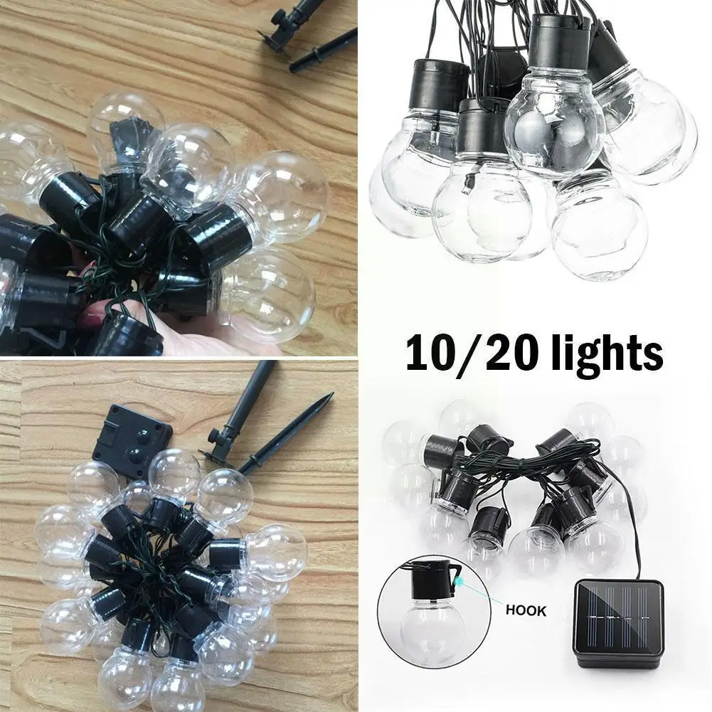 

Led Garden Lights Solar Bulb String Lights Waterproof Lights Decoration Fairy Garden Garland Wedding Christmas Lamp Decorat N1s6