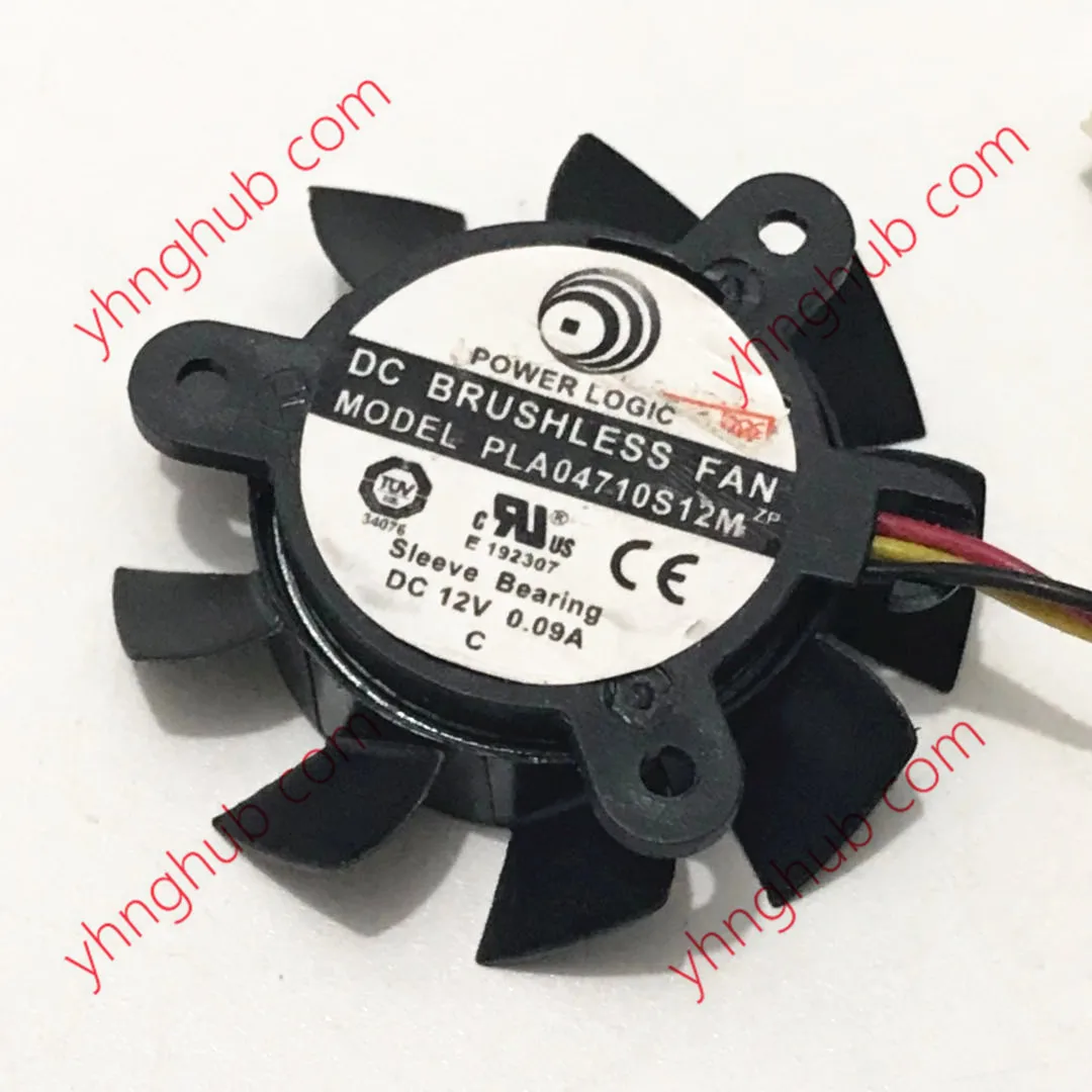 4-проводной серверный охлаждающий вентилятор POWER LOGIC PLA04710S12M DC 12 В 0.09A
