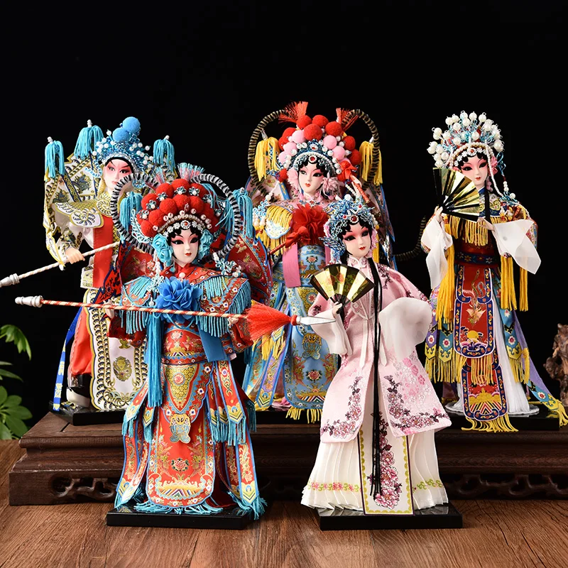 

Best Chinese Style Special Gift Opera Character Decoration Beijing Opera Doll For Commemorative Gift Foreigners Home Decor Desk