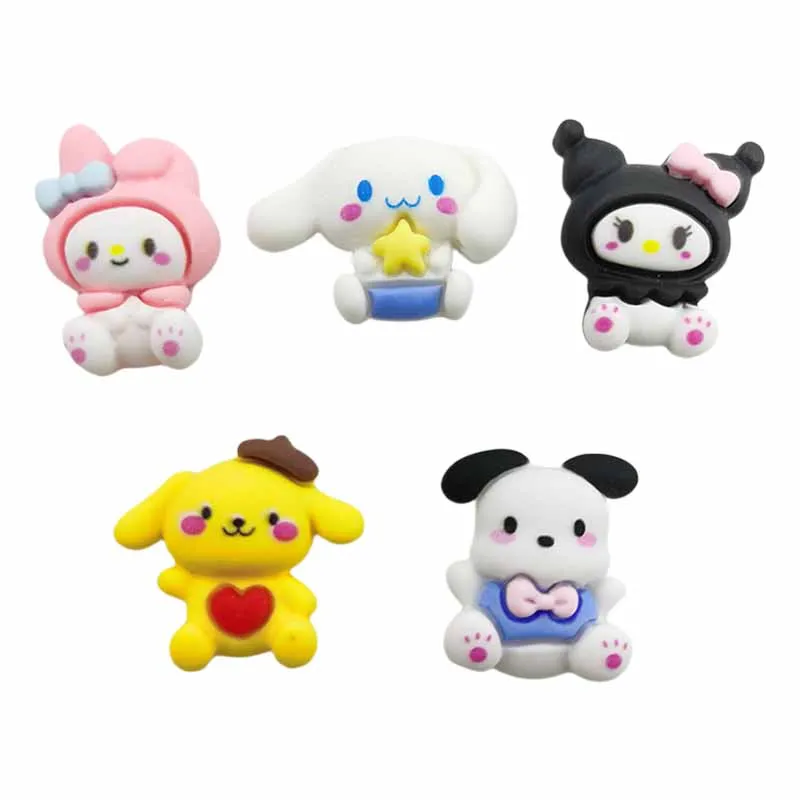 

Sanrios аниме Cinnamoroll My Melody Kuromi почтовый мультяшный милый аксессуар для волос аксессуары для украшения волос из смолы своими руками