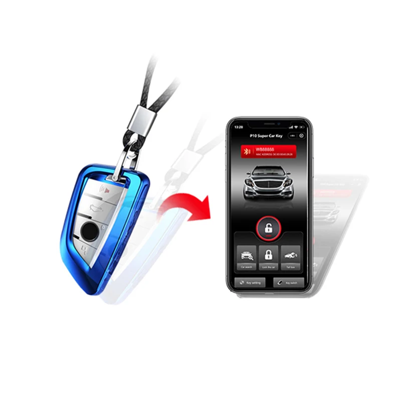 

2022 Keyless Entry Start Remote Engine Starter Smart App Control One Way Car Security System