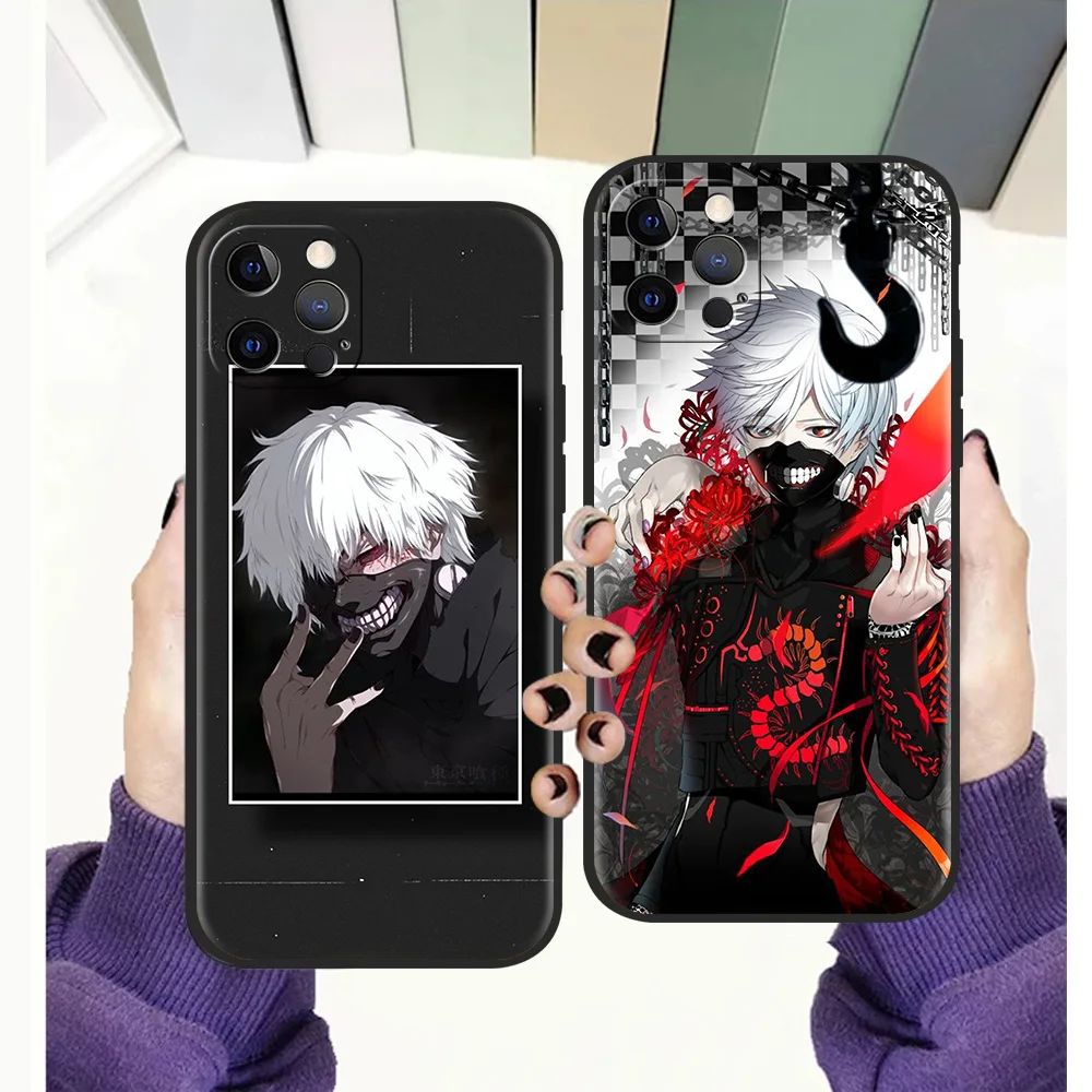 

Tokyo Ghoul Shockproof TPU For iPhone 13 12 11 Pro Max 8 7 Plus SE 2020 Case Soft Cover For iPhone X XR XS Max Shell Fundas Bag