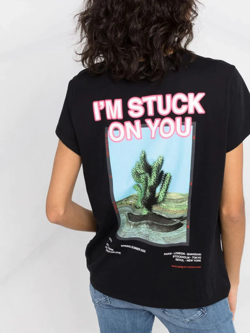 

Футболка женская с графическим рисунком сзади, уютная Классическая хлопковая рубашка, повседневная винтажная уличная одежда в стиле рок, т...