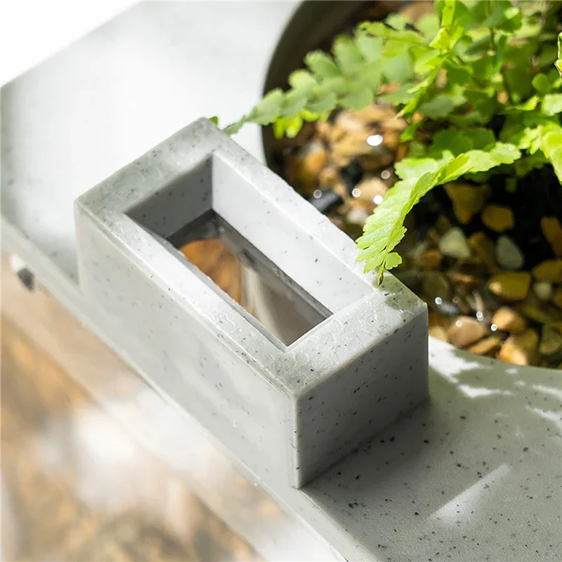 Аквариум с микроландшафтом и бесшумным водяным насосом бесшумный USB-фильтр