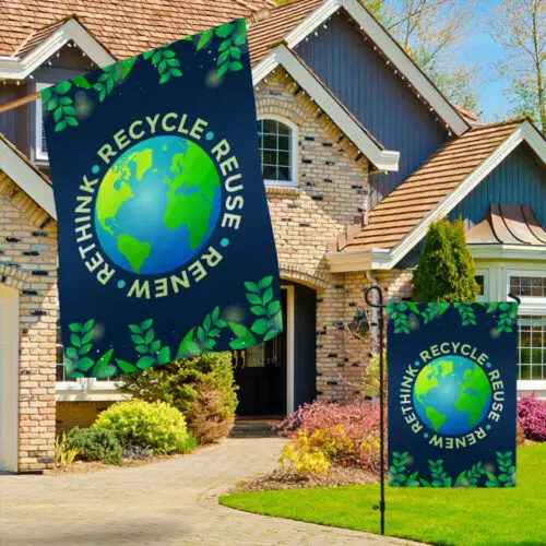 Переработка Повторное использование Оновление Переосмытие День Земли