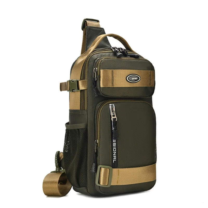 

Мужская спортивная сумка-слинг через плечо, дорожная вместительная сумочка для мужчин, модный нагрудной Многофункциональный саквояж