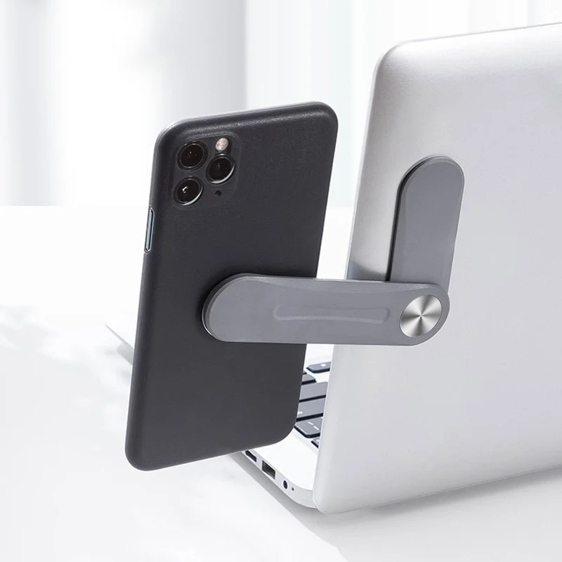 

Laptop Screen Support Cellphone Holder Dual Monitor Display Clip Adjustable Phone Stand Laptop Side Mount Connect Tablet Bracket