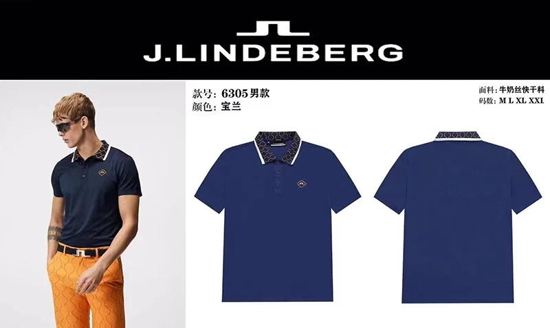

golf shirt short sleeve Golf 2023New men's Top Summer Short Sleeve Shirt Casual Breathable 6305
