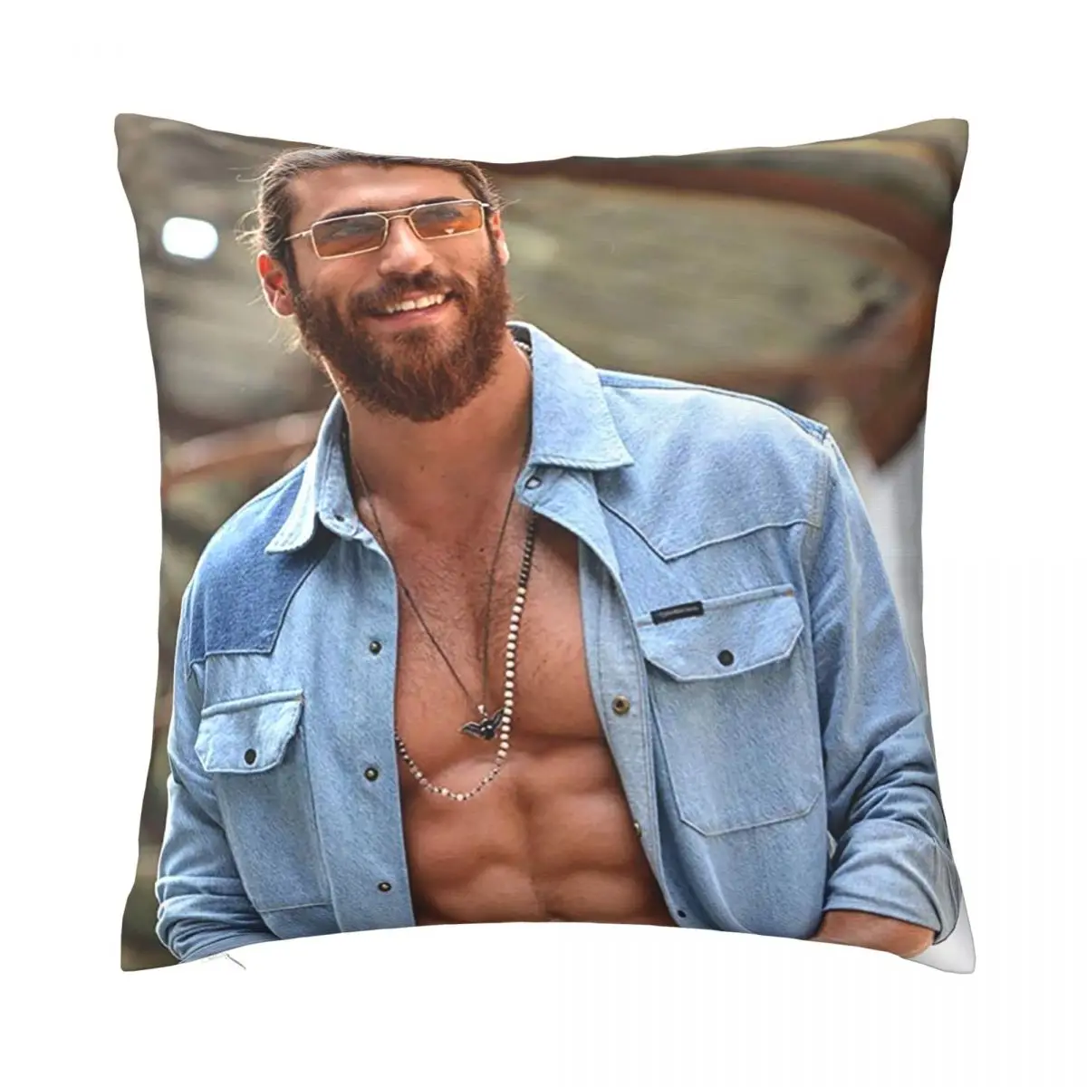 

Наволочка Can Yaman для подушки, мягкая искусственная декоративная наволочка для стульев, квадратная 45*45 см