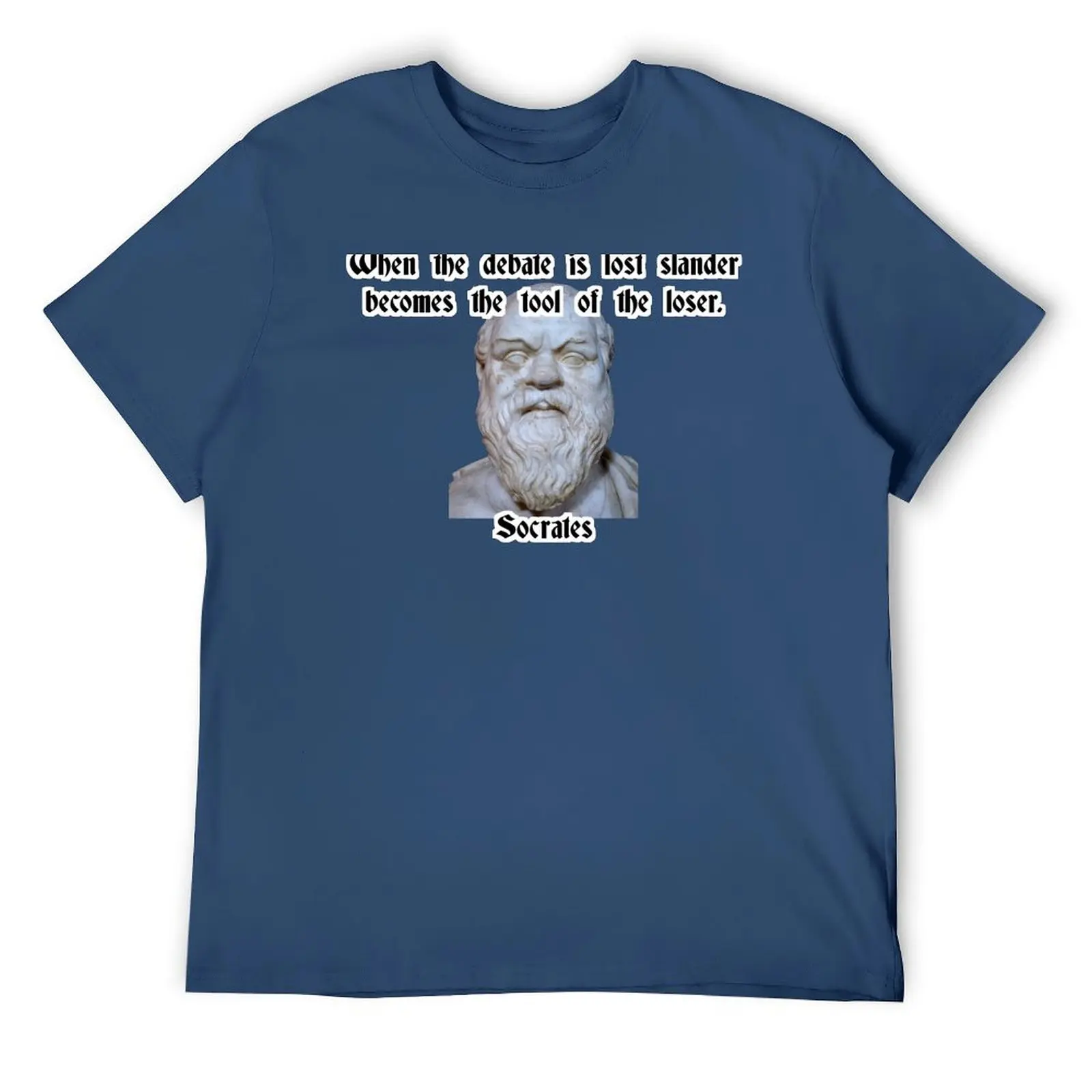 Когда дебать потерялся стройдер становится неудачником - футболка Socrates мужская