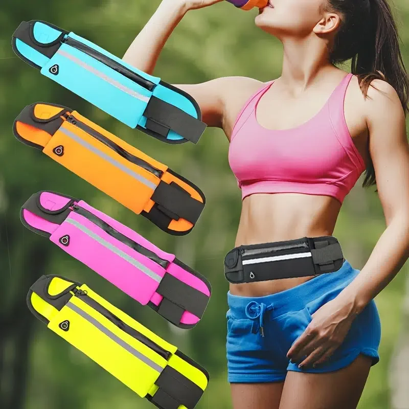 

Running Waist Bag Sports Belt Pouch Water Bottle Cell Phone Holder For Outdoor Fitness Running Accessories