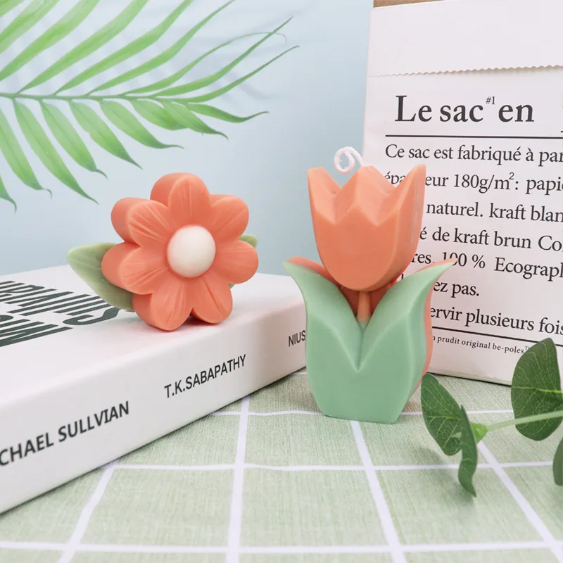 InsКорейский стиль свежий маленький цветок куркума ароматика форма для