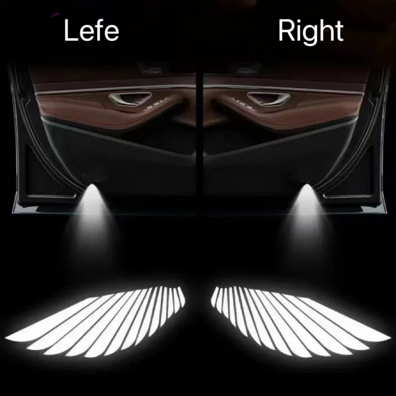 Светодиодный светильник для значка двери автомобиля проектор добро пожаловать