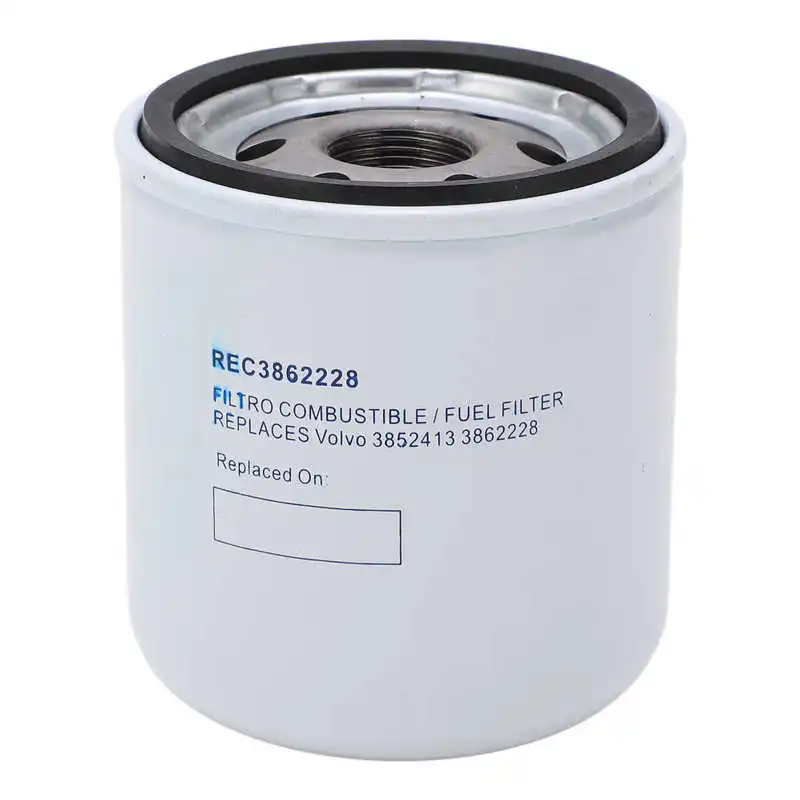 

Marine Engine Fuel Filter 3862228 Rugged Metal Body White for Boat