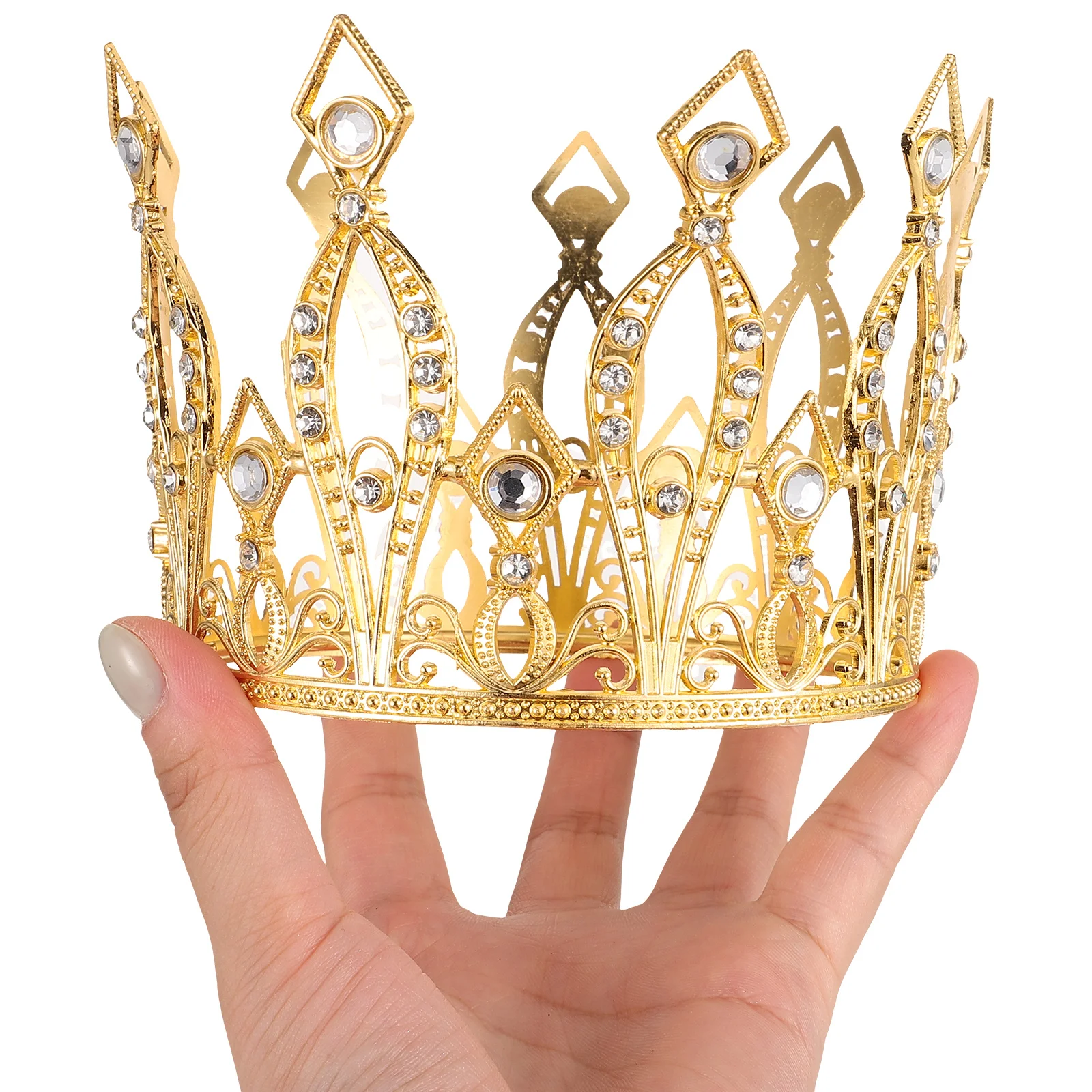 Украшение свадебного торта Корона Топпер Тиара Десерт Украшения Стола Золото