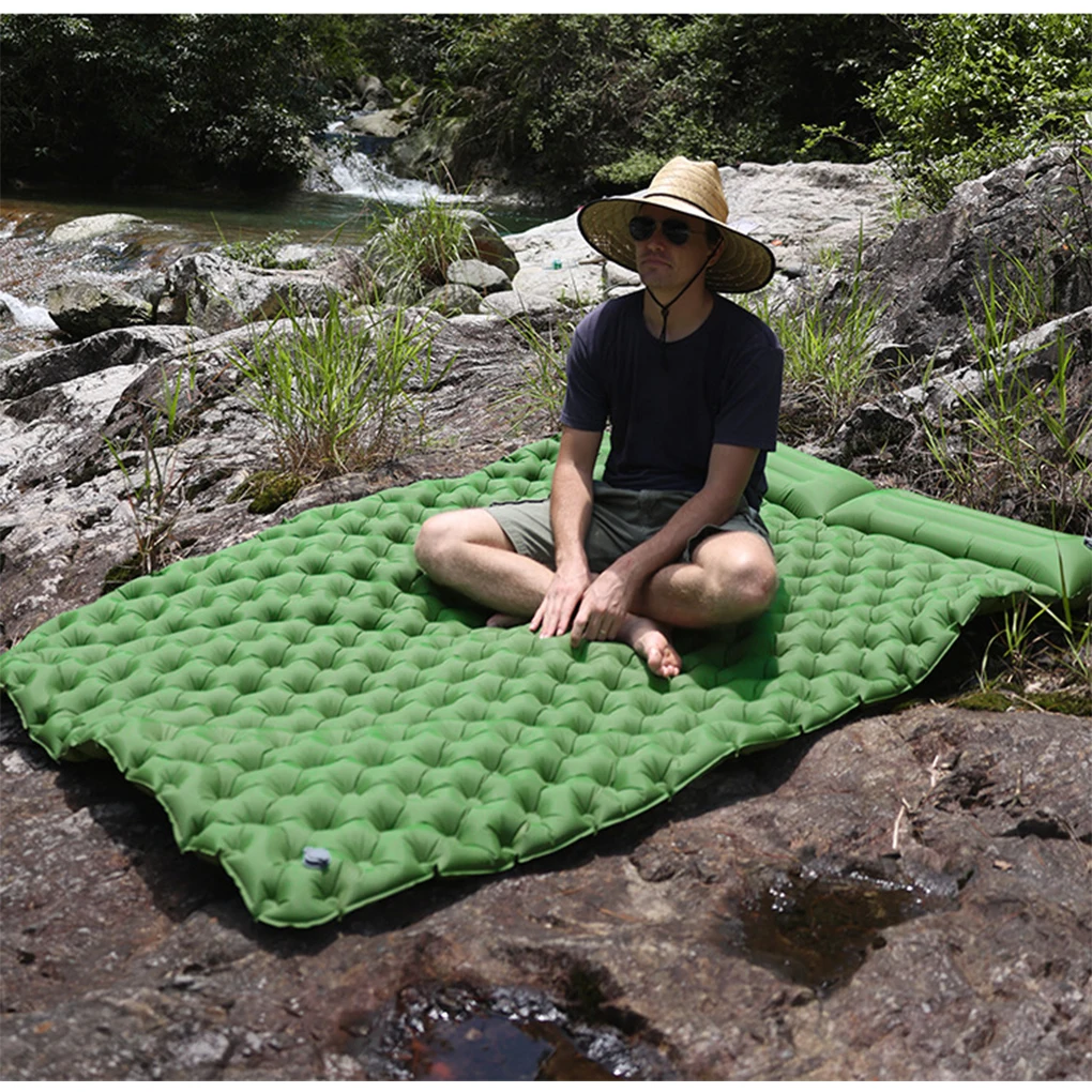 Складной портативный туристический надувной матрас большая палатка для