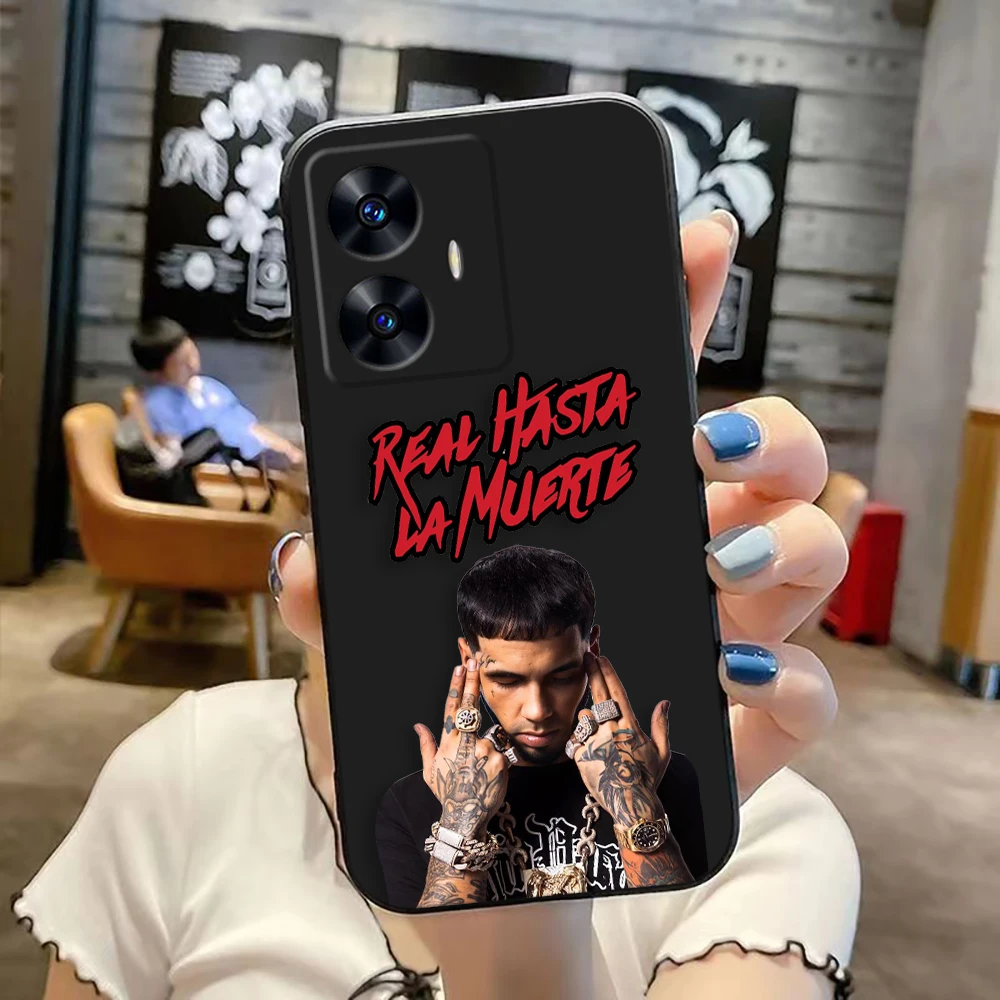 Чехол для телефона A-Anuel AA Real Hasta La Muerte Realme C65 C63 C53 C35 C55 C33 C30 C21Y C20 C12 C11 GT 2 XT NARAO 20 30 50