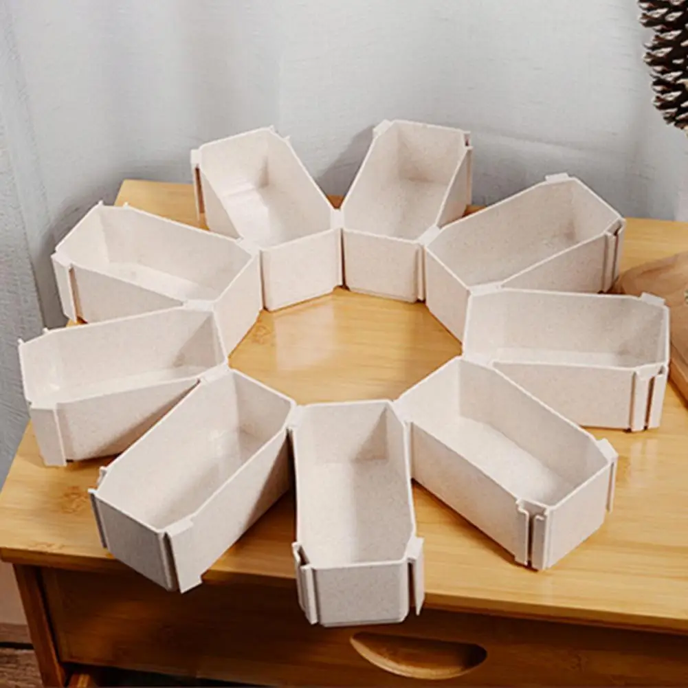 

Легкий удобный пустой мини-органайзер для хранения, полипропиленовый органайзер для хранения, экономия места для офиса