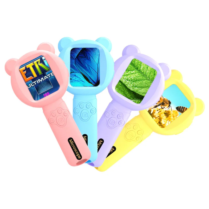 

2,8-дюймовый цветной экран, детский электронный микроскоп, цифровая лупа, 2 миллиона портативных портативных устройств высокой четкости