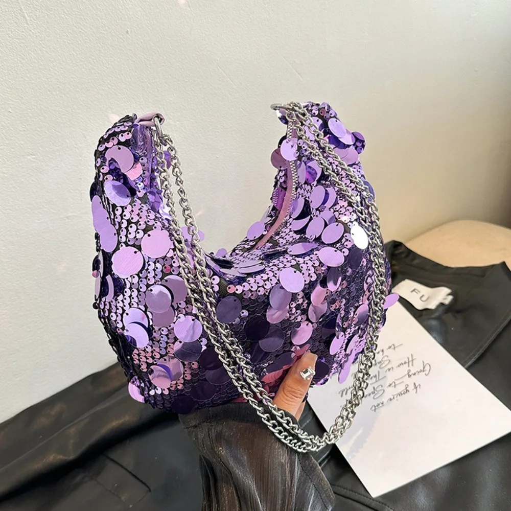 Блестящий вечерний клатч блестящая большая вместительная сумка через плечо с