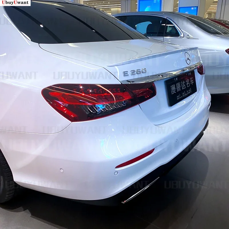 

Для Benz W213 2021 E-Class E200 E300 E63 W214 задний спойлер из АБС-пластика крыло багажника 1 шт. автостайлинг