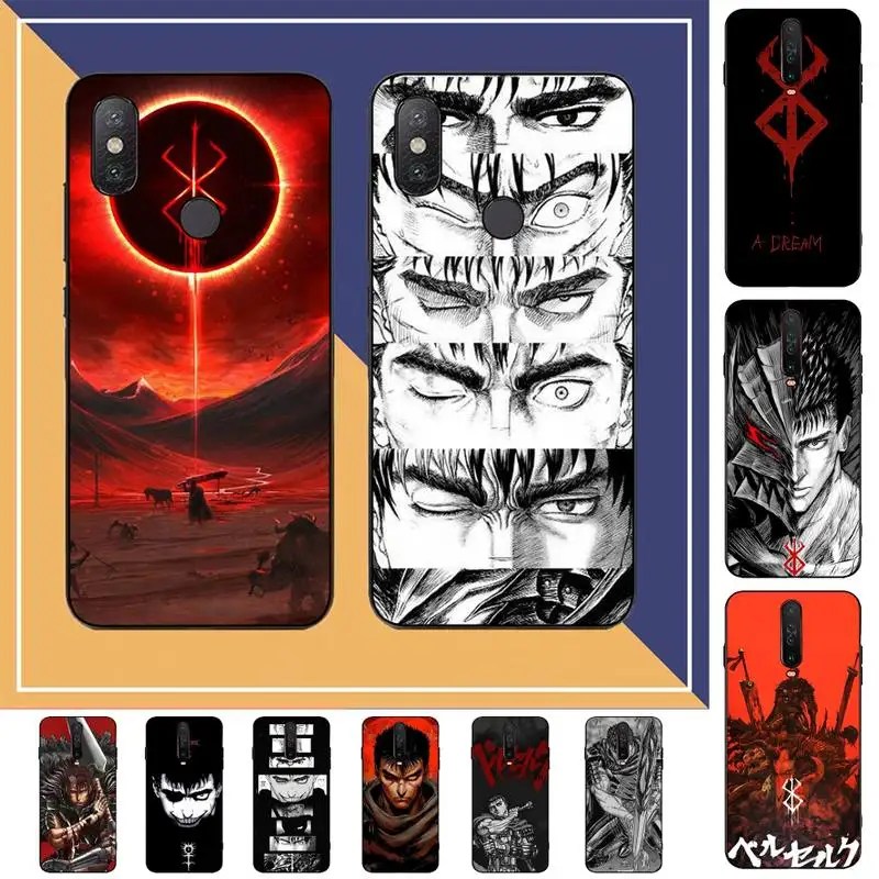 

Anime Berserk Guts Phone Case for Redmi Note 8 7 9 4 6 pro max T X 5A 3 10 lite pro
