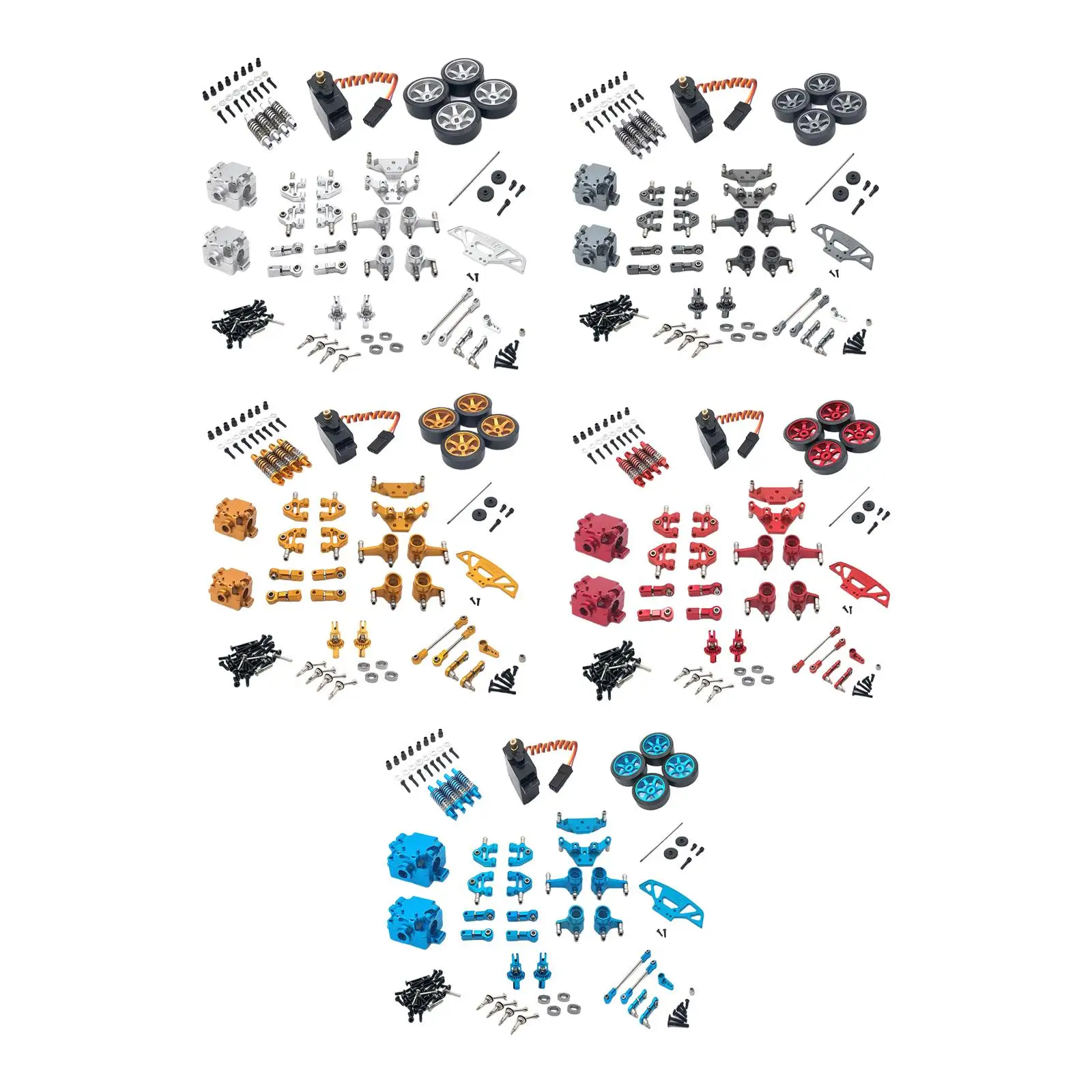 

1:28 детали для автомобиля с дистанционным управлением, игровой набор, детали для ношения, обновленные и модифицированные наборы игрушек