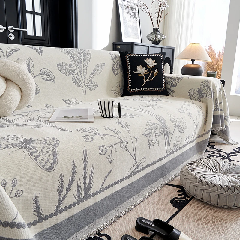 

Чехол для дивана, жаккардовый, полиэстер, хлопок