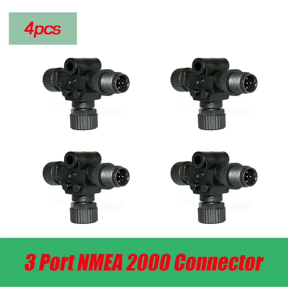 

1/2/4 шт. NMEA 2000 Converte для лодки Marine NMEA 2000 Кабельный адаптер до 3 6 кабелей Line NMEA 2000 3-портовый многопортовый T-разъем