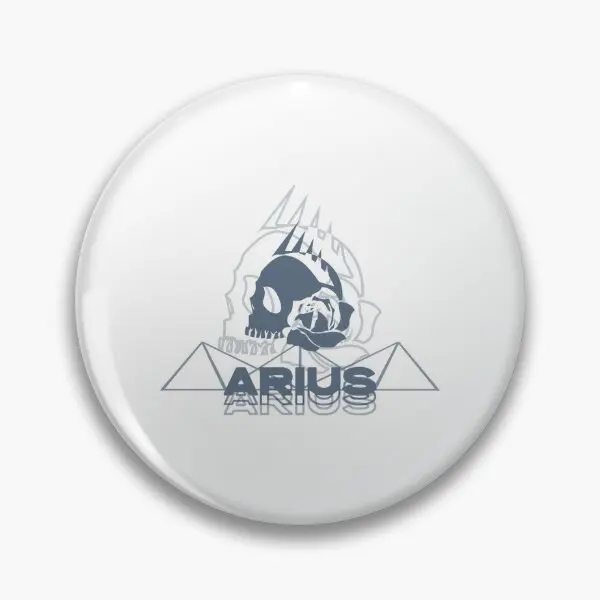 Синий архив лей уличная одежда мягкая булавка для пуговиц модный значок