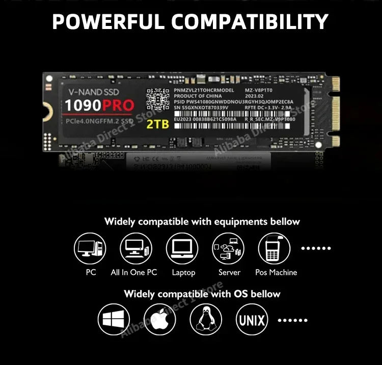 Внешние твердотельные накопители для PS5 1090PRO NGFF SSD M.2 SATA3 1tb 512gb Hd 128gb 256gb 2TB Ssd M2 SATAIII
