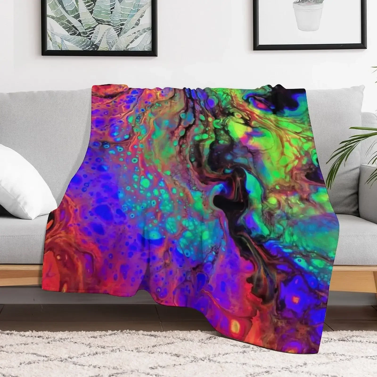 Одеяло Space Amoeba мягкие фланелевые одеяла для спального мешка в стиле аниме