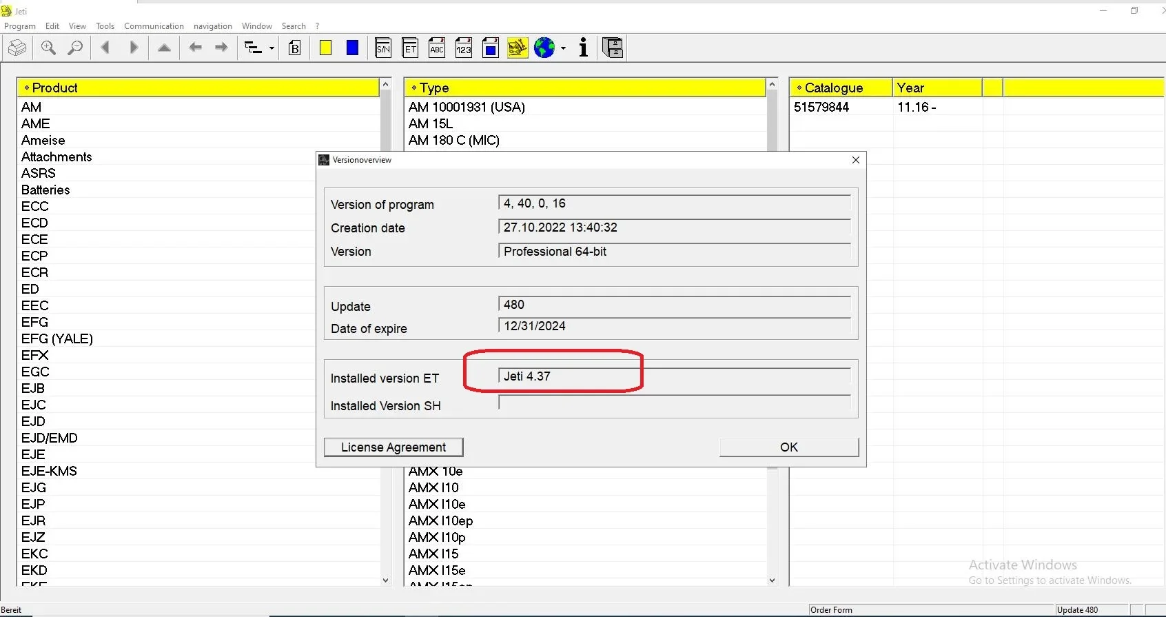AutoDVD JETI ForkLift (ET) V4.37 [538] Обновлен [03.2025] Каталог запасных частей для Jungheinrich +Expire Patch (art.: 3920cebed6fd2) - 3920cebed6fd2