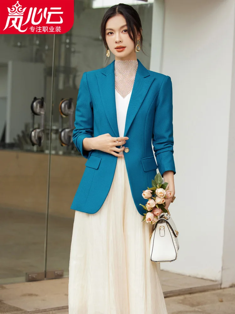 Весна 2024 Женский Повседневный Элегантный маленький костюм женский деловой