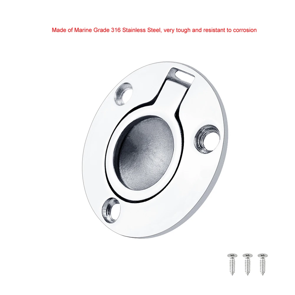 High Quality Hatch Lift Pull Handle Locker 1 Pc 51*51*10mm Marine Boat