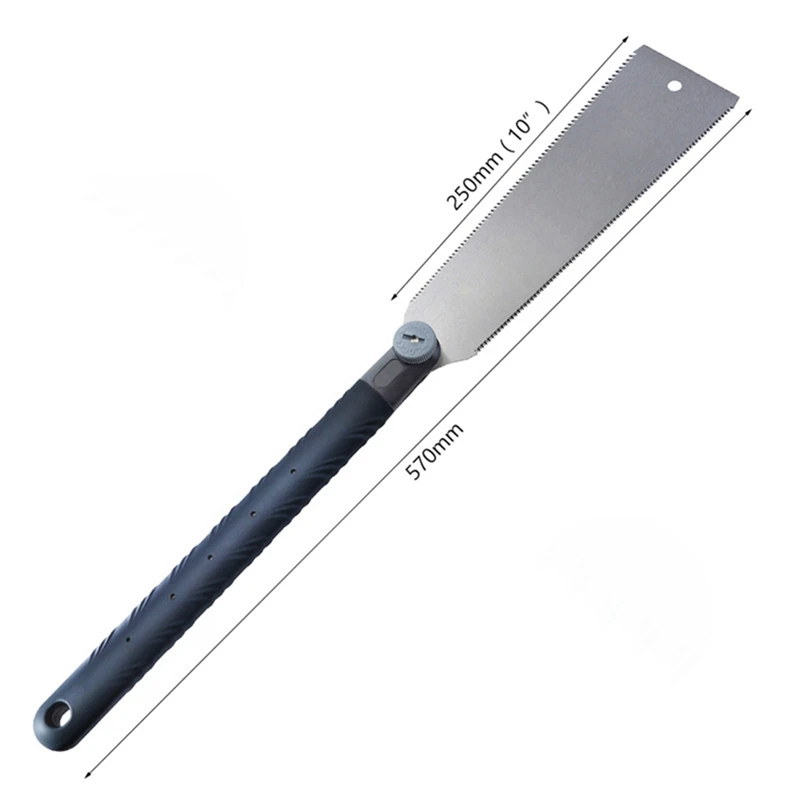 

Double Edged Pull Saw 250Mm SK5 Steel Flexible Blade 6-10/18 TPI Hand Saw For Woodworking Cutting