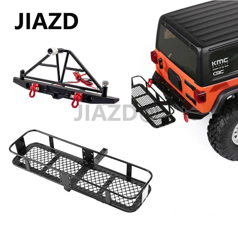 

1/10 RC автомобиль сцепное устройство грузоперевозчик багажная корзина грузоподъемность корзина трейлер для Hsp Redcat Traxxas Tamiya Hpi Rc4wd осевой автом...