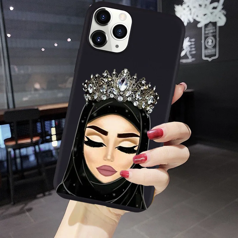 Женский чехол-накладка для телефона JAMULAR Crown Hijab Face мусульманские исламские глаза