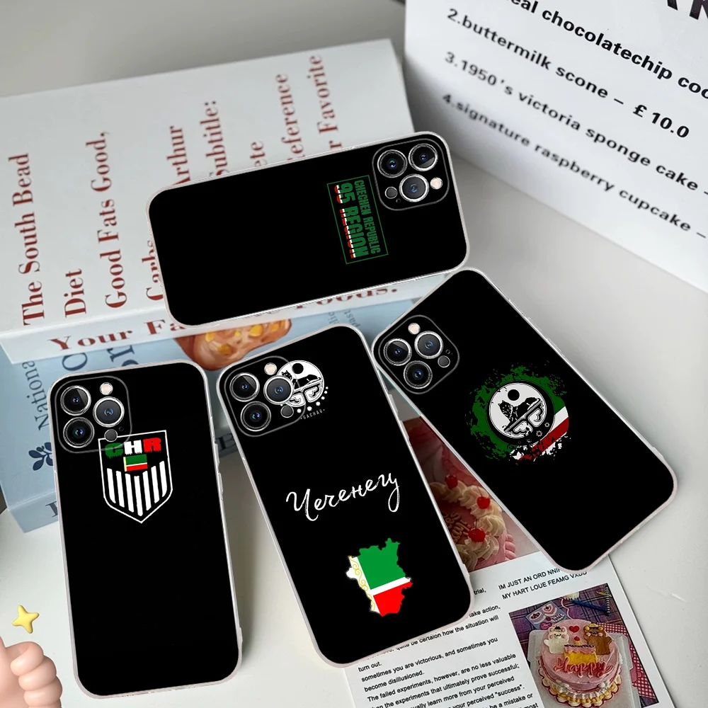 Чеченский герб чехол для телефона IPhone 16 15 8 7 6 6S Plus X SE XR XS 14 11 12 13 Mini Pro Max Чехол