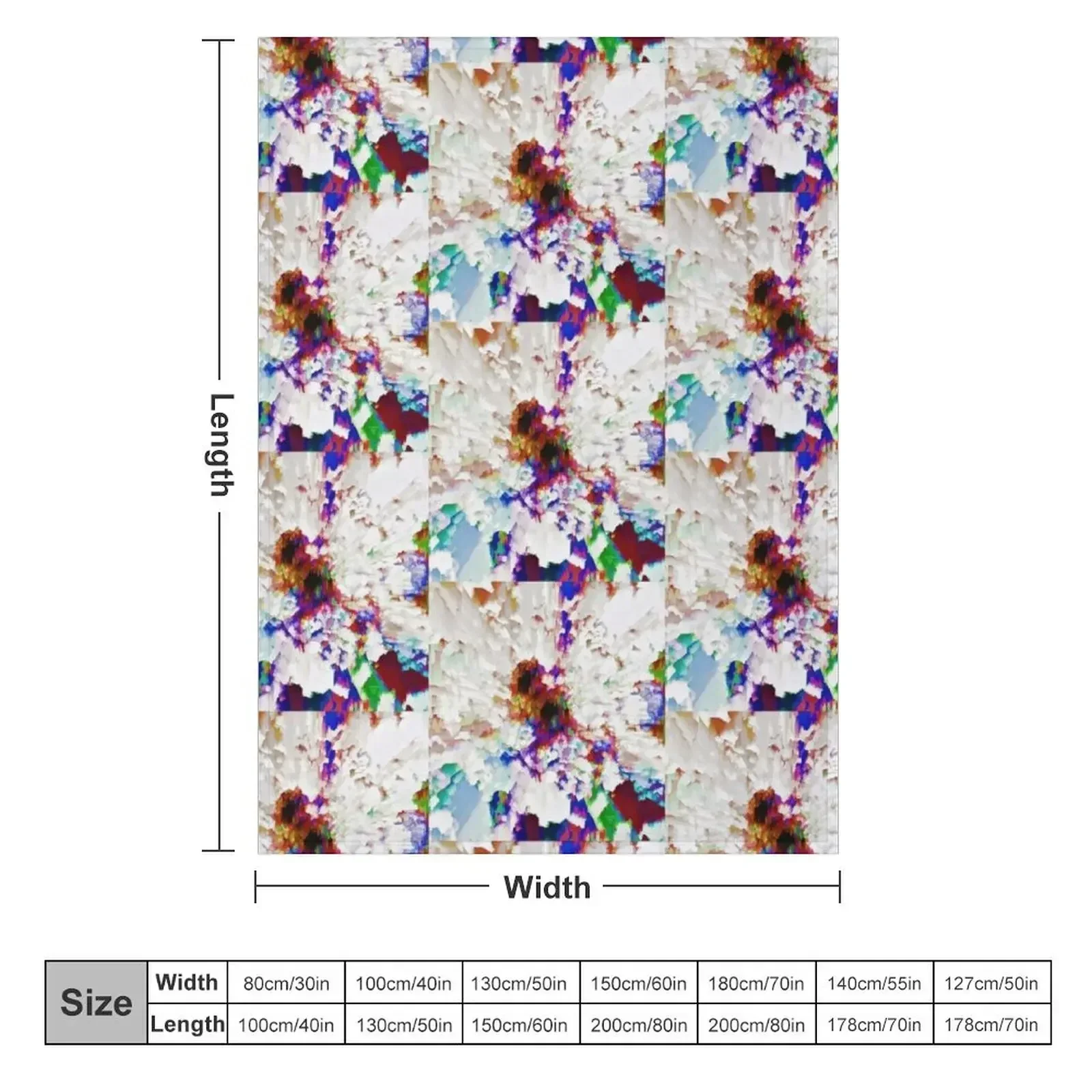 Абстрактное безумие: Zow Пледы для пикника Декоративные одеяла дивана в среду