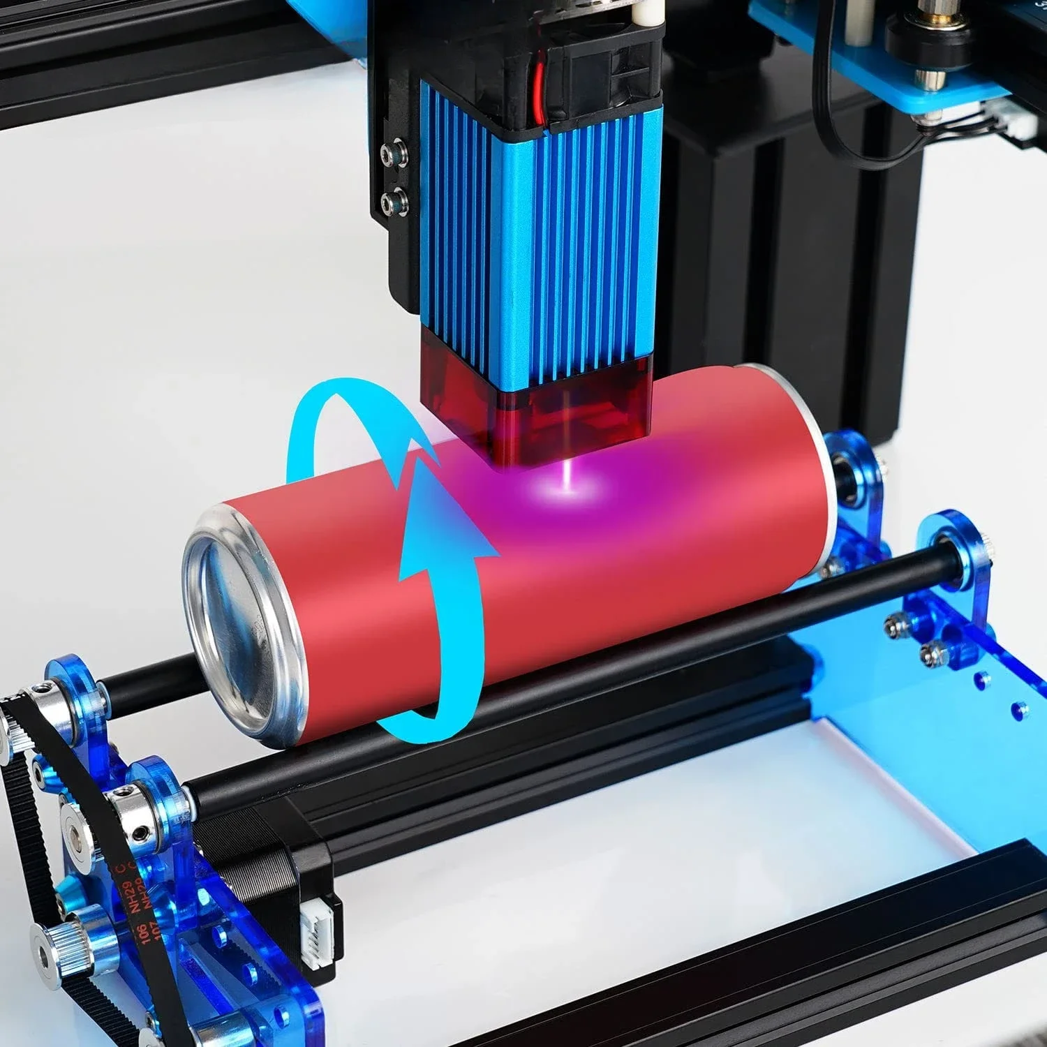 Портативный лазерный гравер twotrees y-образная вращающаяся роликовая гравировка