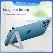 

RYRA Ultra Thin Desktop Stand Mini Invisible Double Folding Live Universal Portable Mobile Phone Stand Zinc Alloy Phone Holder