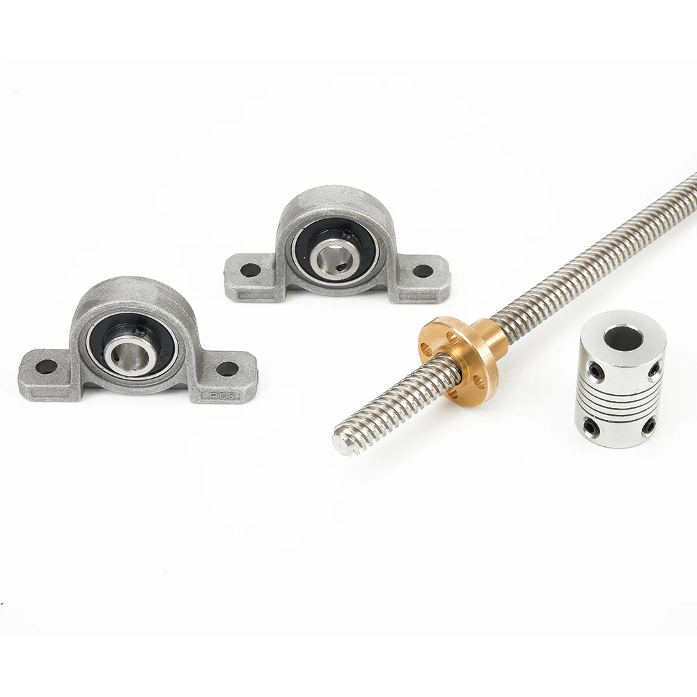 

Replacement Lead screw kits 500mm Accessories Bearing Mount Coupling For 3D Printer Parts Rod Shaft Trapezoidal