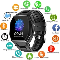 2022 new smart watch bluetooth call mens full touch sport fitness tracker blood pressure heart rate smartwatch music controlbox