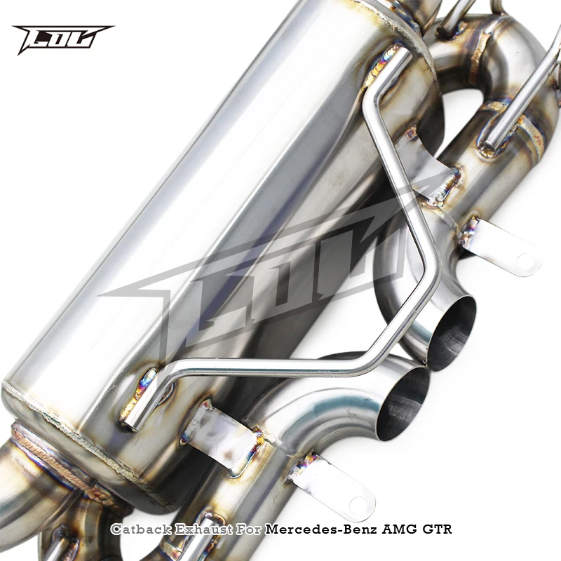 Фото Выхлопная система Boska Titanium Catback для Mercedes-Benz AMG GTR/GT R C190 4.0T 2019-2023 №4