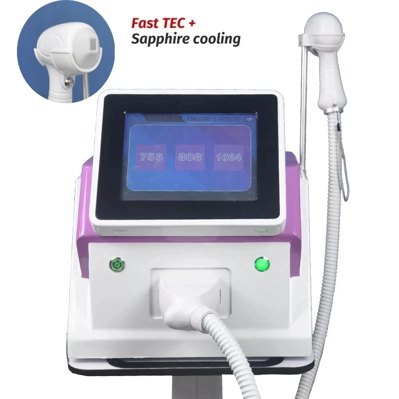 

Best Portable Three Wavelength Diode Laser 755 808 1064 CE Certified Professional Laser Hair Removal System