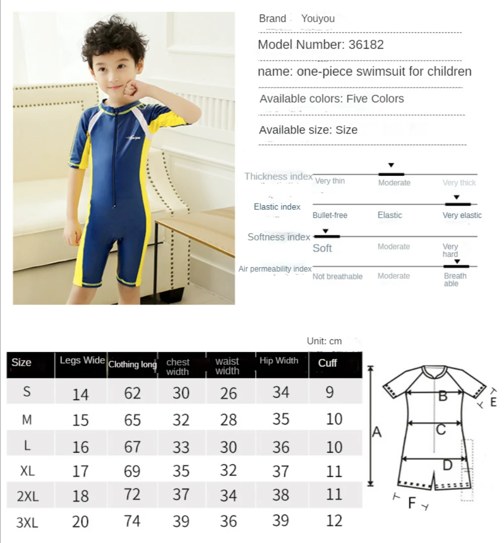 Children One Piece Swimsuit Kids Girls Swimwear Boys Long Short Sleeve Surfing Wear Bathing Suit Baby Sandy Rash Guard 2-15Years |