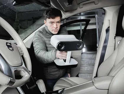 Для беспроводного и интеллектуального сбора данных с 3D лазерными сканерами Artec-Leo