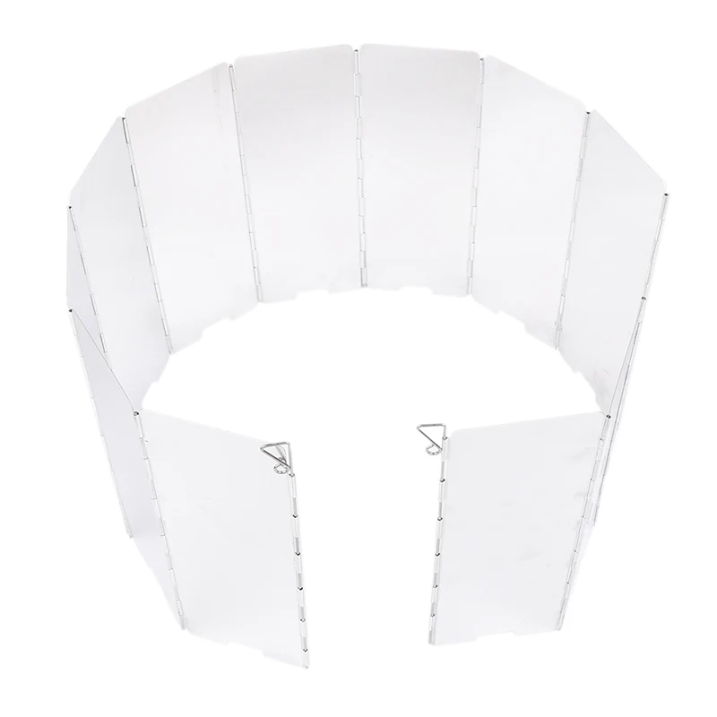 

New Style 12/14/16 Aluminum Alloy Plates Gas Stove Wind Shield Outdoor Camping Picnic Cooking Burner Windproof Screen