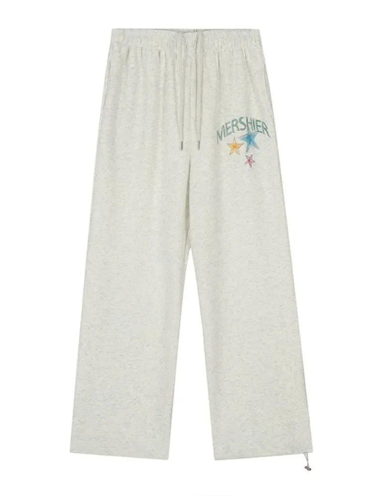 HOUZHOU Y2k мешковатые спортивные штаны для бега женские винтажные корейские